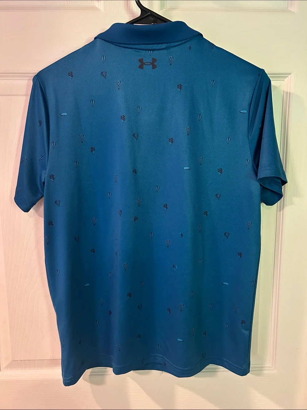Under Armour Boys Blue Short-Sleeve Polo